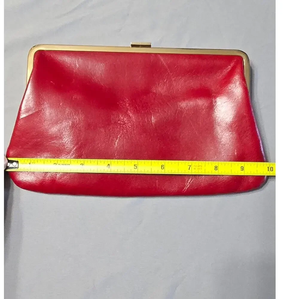 Hobo Lauren Double Frame Leather Clutch Wallet